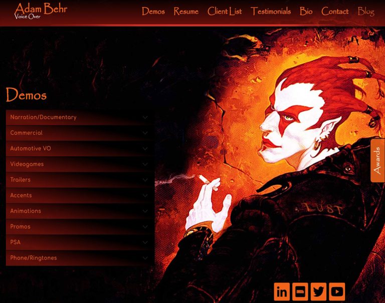 Adam Behr • Voice Actor Site