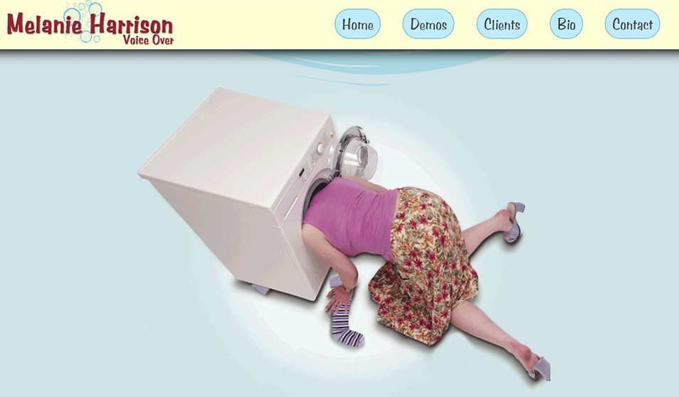 Melanie Harrison Voice Actor Site