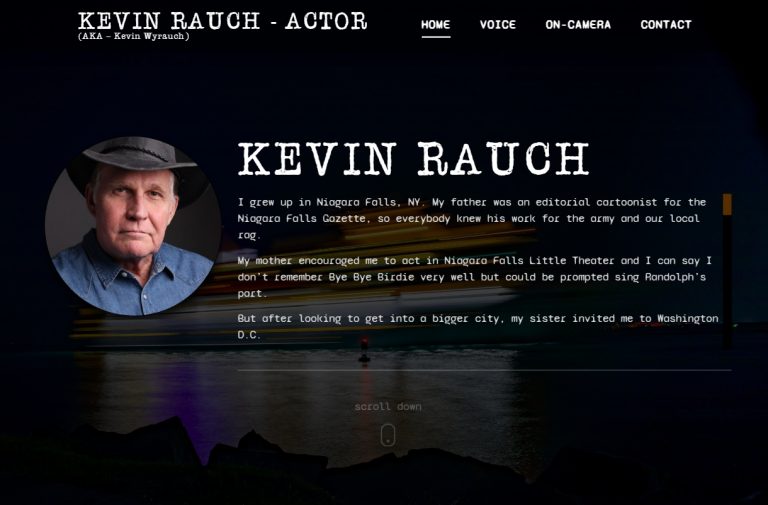 Kevin Rauch • Voice Actor Site