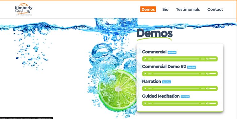 Kimberly Cushing • Voice Actor Site