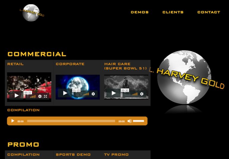 Harvey Gold • Voice Actor Site